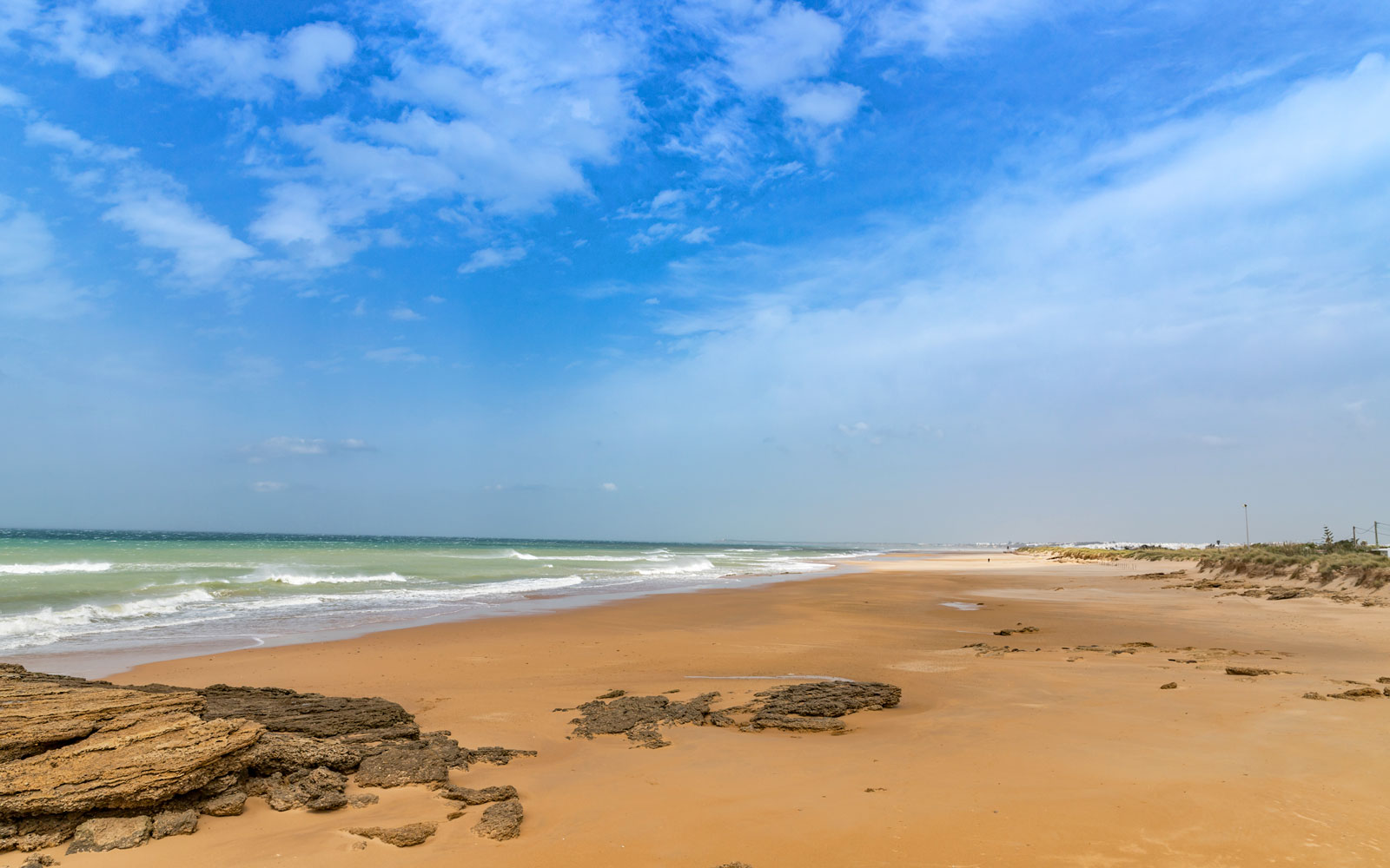 The long Atlantic sands of Playa de El Palmar