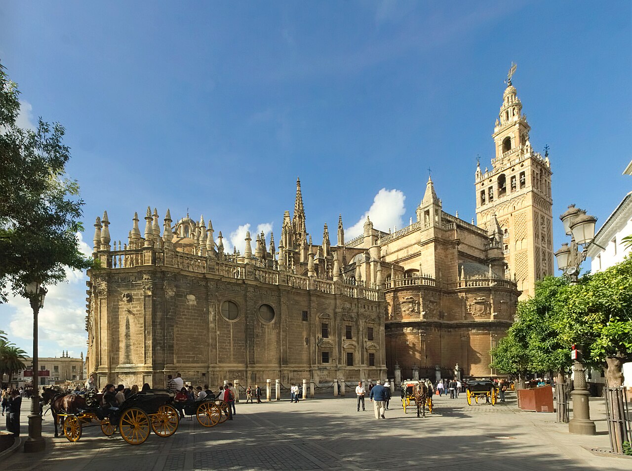 Seville cathedral and the Giralda